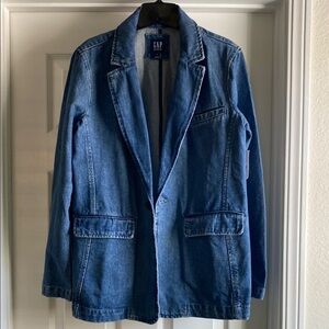 GAP Blue Lightweight Shirt Jacket